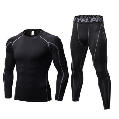Men's Fitness Running Compression Training Suit. Buy T-shirt get pants for free